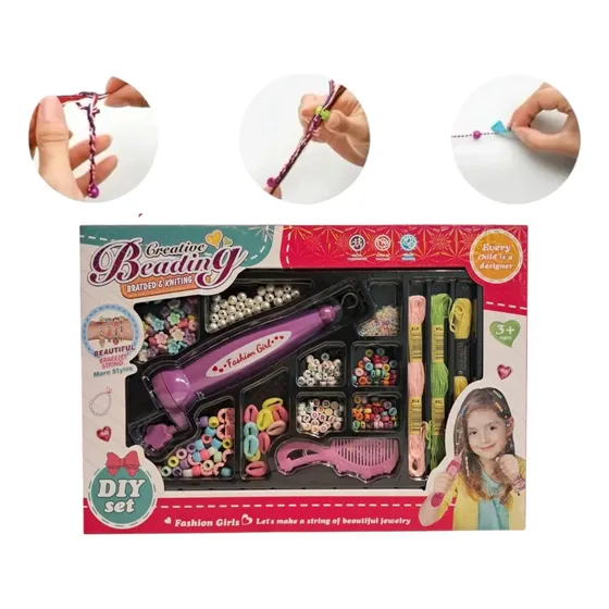 Kit Para Armar Bijoteurie Trenzador Pulseras Trenzas Premium