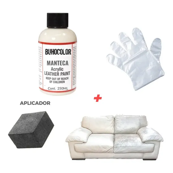 Tinta / Pintura Para Cuero - Ideal Muebles Color MANTECA 522