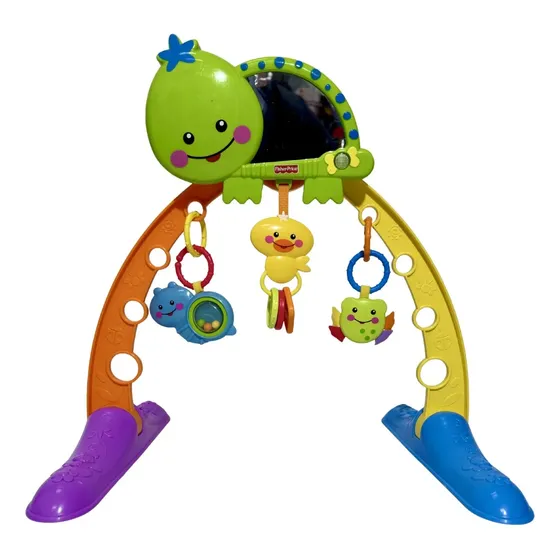 Gimnasio Bebé Fisher Price 2 En 1 Con Sonidos Y Espejo