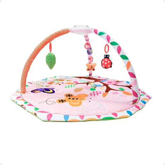 Manta Didáctica Rosa Proyector Luz y Sonido Juguetes Bebé Konig Kids