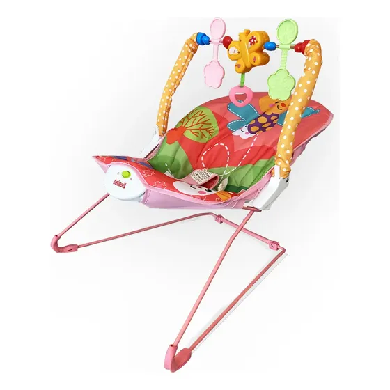 Mecedora Rosa Bebe Bebesit Vibracion Musica Juguetes