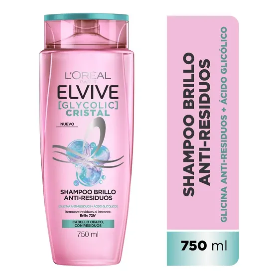 Shampoo Elvive Glycolic Cristal 750ml