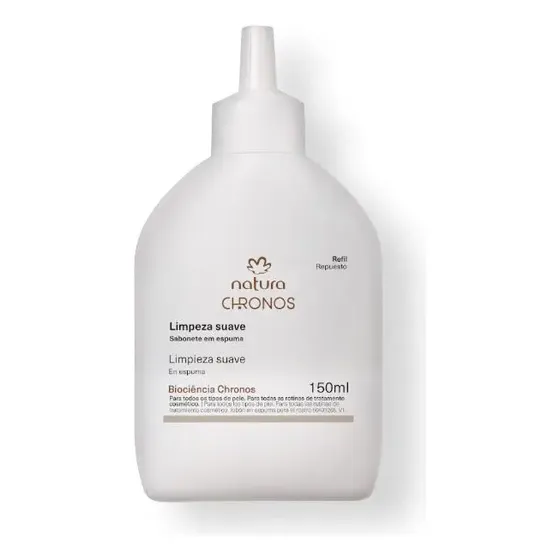Repuesto Espuma De Limpieza Chronos Derma 150 Ml Natura