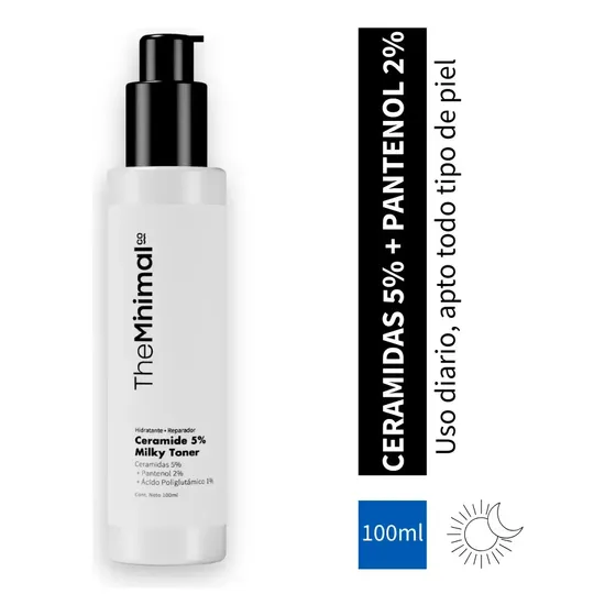 The Minimal Co Ceramide 5% Milky Toner 100ml Hidratante Todo Tipo De Piel Día/noche