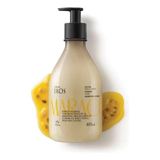 Néctar Hidratante Corporal Con Óleo De Maracuyá Natura Ekos X 400 Ml