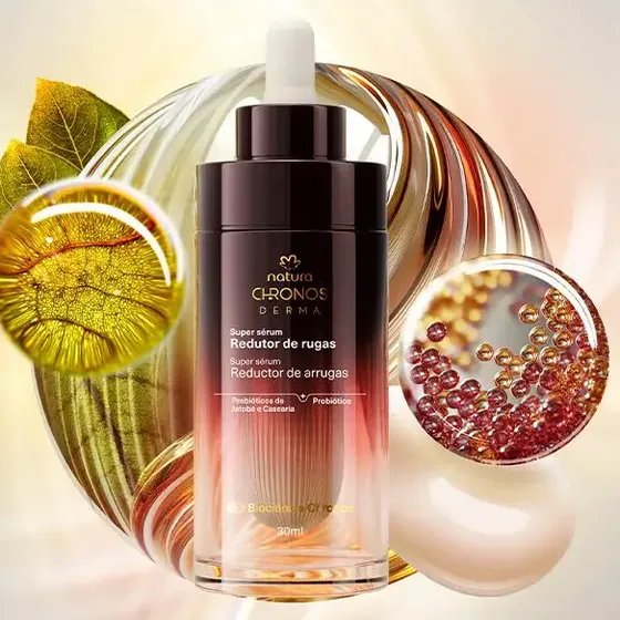 Super Sérum Reductor De Arrugas Chronos Derma 30 Ml Natura