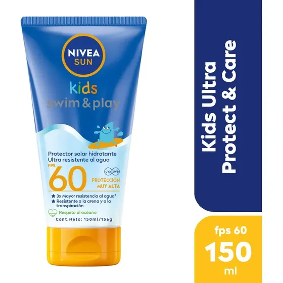 Protector Solar NIVEA Swim & Play Kids Fps 60 150 Ml
