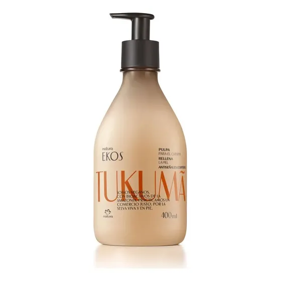 Crema Corporal Hidratante En Pulpa Natura Ekos Con Activo Tukumá De 400 Ml
