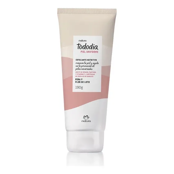 Exfoliante Nutritivo Pera Y Flor De Loto Tododia Natura 190g