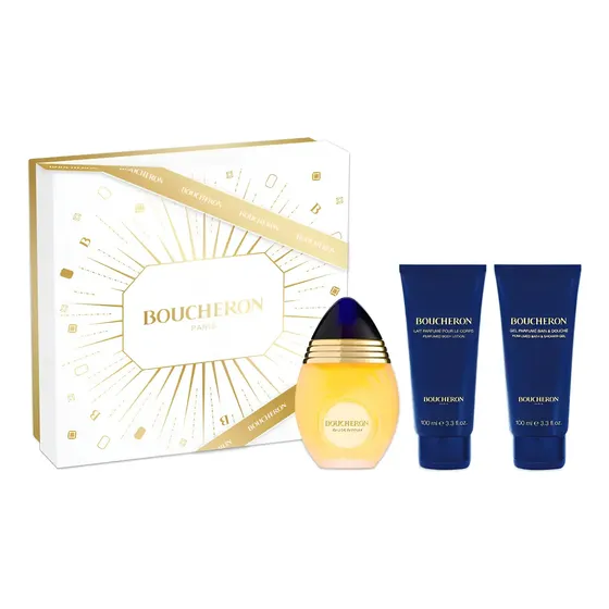 Perfume Boucheron Femme EDP Set Floral Oriental 100ml + Body Lotion + Shower