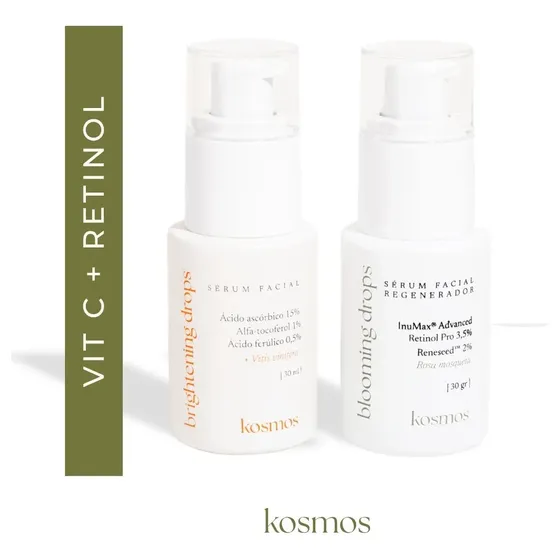Kit Sérums Kosmos Skincare - Vitamina C Y Retinol Antiage