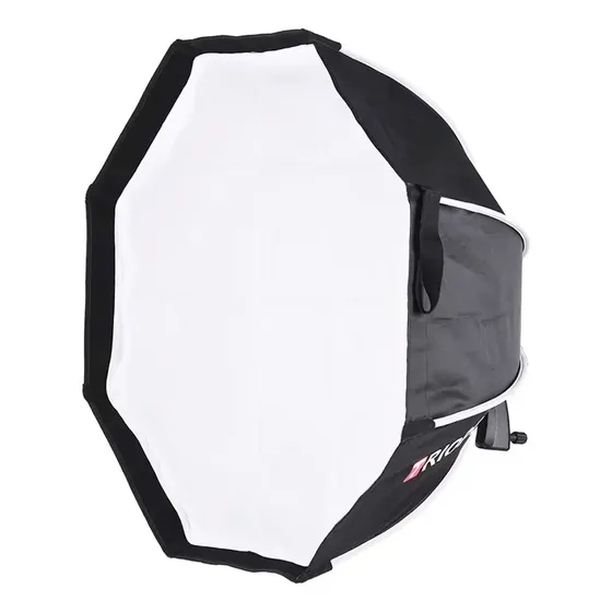 Difusor Triopo Octogonal Softbox 90cm C/ Rotula P/ Flash Zapata