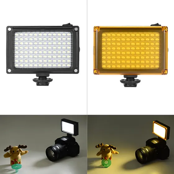 Mini Panel De Llenado De Vídeo Led Portátil Con Cámara High