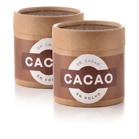 Cacao Puro En Polvo Dr Cacao 130g Pack X2