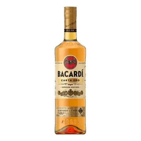 Ron Bacardi Carta Oro Dorada 750ml