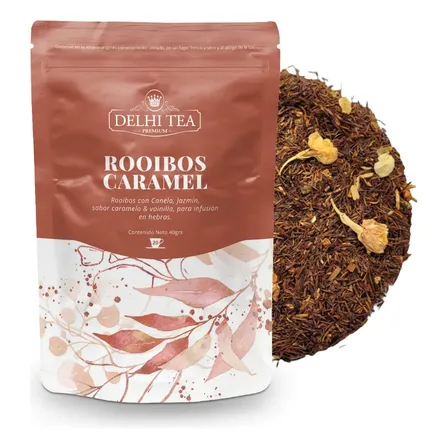 Te En Hebras Delhi Tea Rooibos Caramel Doypack X 40 G