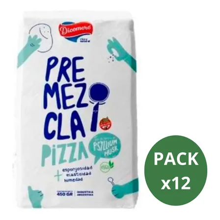 Premezcla Para Pizza Sin Tacc Dicomere 450 Gr X 12 Unidades