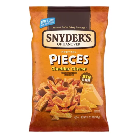 Pretzel Pieces Cheddar Chessee Snyder's Of Hanover 318gr