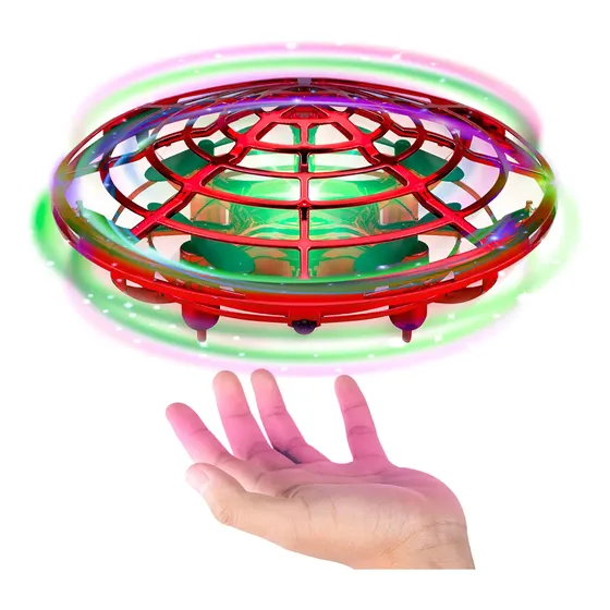 Mini Drone De Juguete Gadnic Con Luz Led Color Rojo