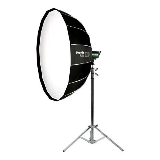 Octo Softbox 120cm Plegado Rapido Phottix Raja Motura Bowens
