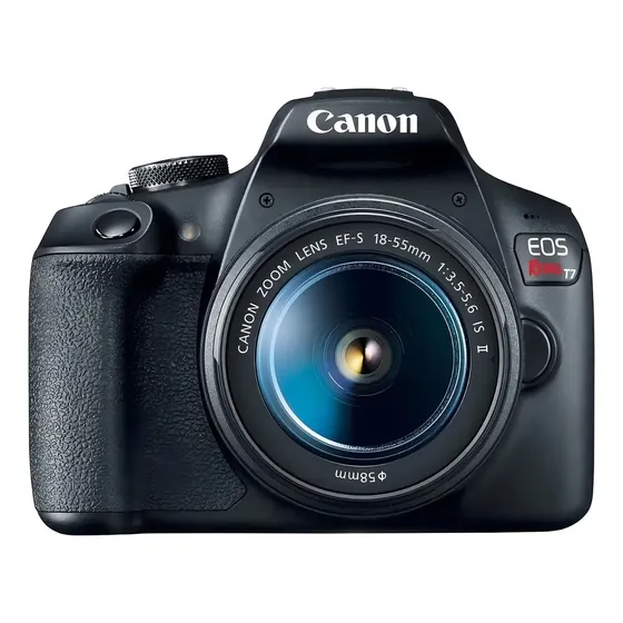 Canon Eos Kit T7+ + Lente 18-55 Mm Is Ii Dslr Color Negro Negro