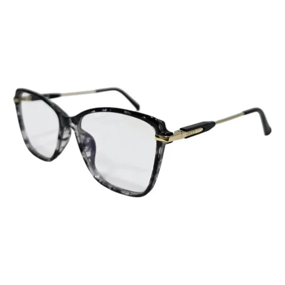 Anteojos Filtro Azul Descanso Acetato/metal Vaghoz Opal Dama Standard Zebra