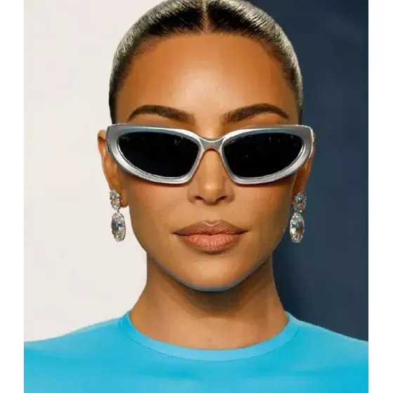 Anteojos De Sol Futuristas Gafas Envolvente + Estuche Rígido
