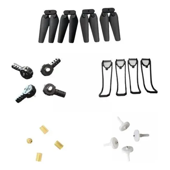 3 Piezas De Repuesto Para Cuadricópteros Rc, Accesorios De B Negro