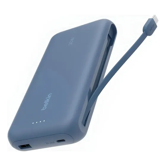 Cargador Portátil Belkin 20000mah Usb C Carga Rápida 30w Azu