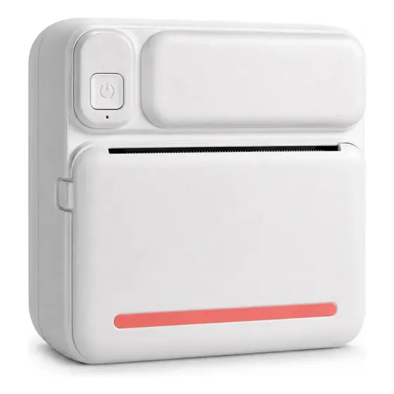 Impresora Térmica Portátil Inalámbrico Bluetooth Recargable Rosa