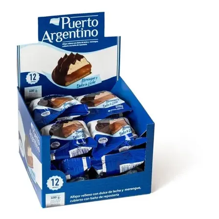 Alfajor Nonna Vita Merengue y Dulce de Leche Caja 12u 50g