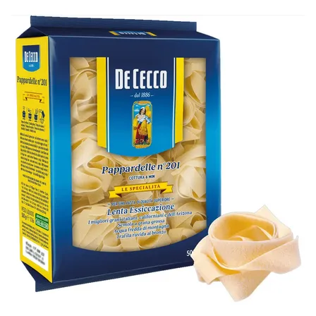 Pastas De Cecco Pappardelle N° 201 500g Importado Italia
