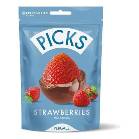 Chocolate Picks Pergale Sabor Strawberries