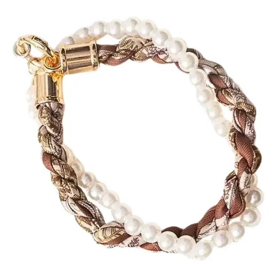 Accesorio Sujetador Correa Colgante Perlas Elegantes