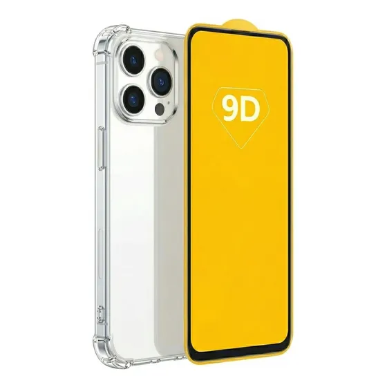 Funda Antigolpes Reforzada Para Iphone + Vidrio Templado