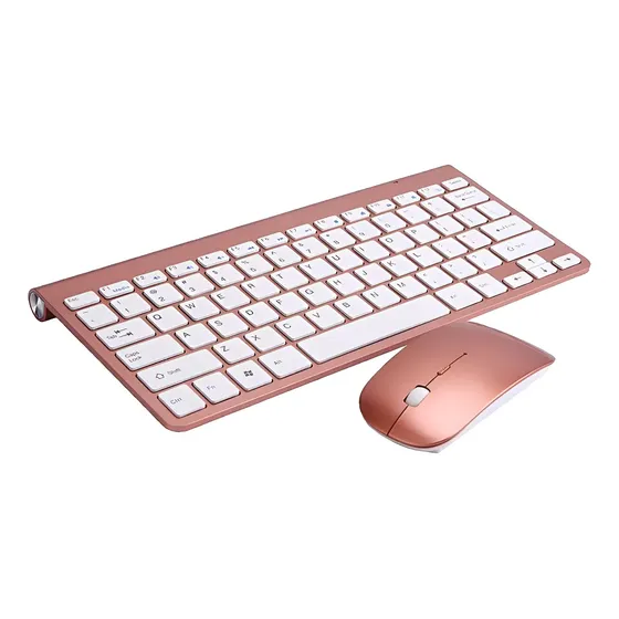 Yy Teclado Y Ratón Portátil De 2,4 G, Batería Recargable .