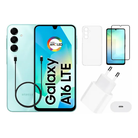 Samsung A16 Nfc 128gb 4gb Ram + Cargador + Funda + Vidrio