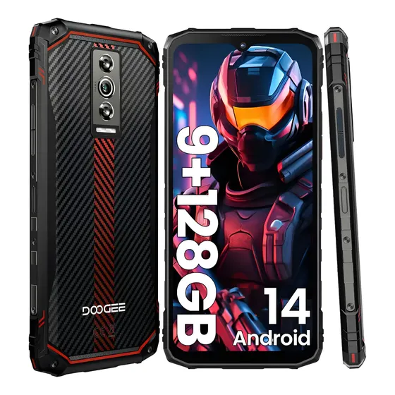 Doogee Blade 10 Kevlar dual SIM Android celulares 128GB ROM 4GB RAM extendible ranura triple