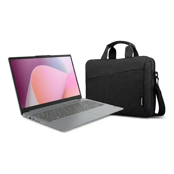 Notebook Lenovo IdeaPad Slim 3 de 15.6" Full HD con Ryzen 3 7320U, 16GB RAM y 256GB SSD + Maletín