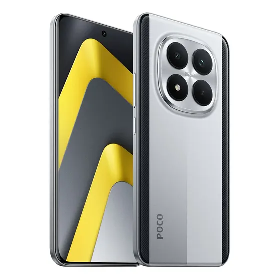Xiaomi Poco M8 Pro Plata Dual Sim Dual 5g, 512 Gb storage, 12 Gb Ram, Cuarta Generation Snapdragon 7s Battery, A 6500 mAh Battery and Support Supercharge Of 100 W.