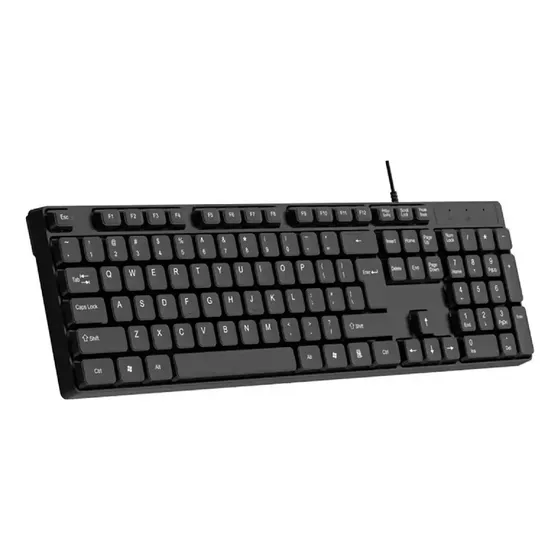 Teclado Con Cable Usb K15 Para Computadora Portátil Y De Esc