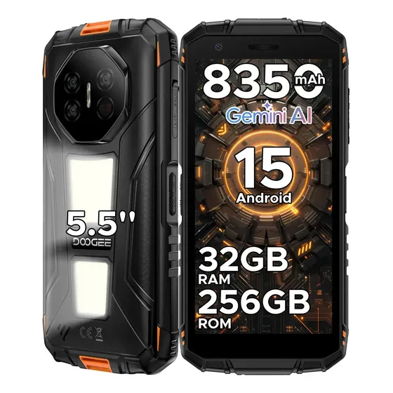 Doogee Fire 3 Max Rugerizado 5.5 8+256gb 8350mah - Cámara Con Visión Nocturna