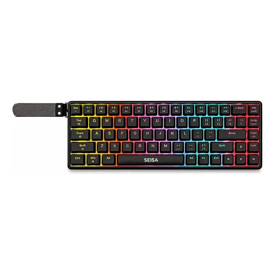 Teclado Mecanico Portátil 68 Teclas Retroiluminado Tipo C
